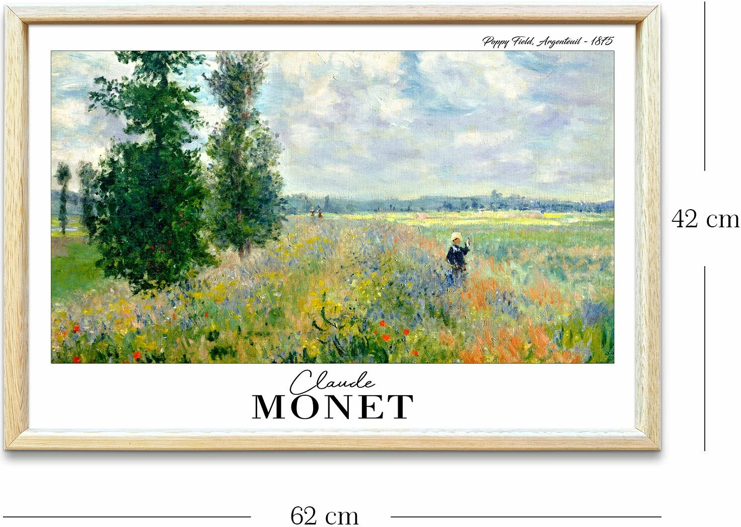Pikturë dekorative me kornizë, Wallity, 4262AHSMONET-021