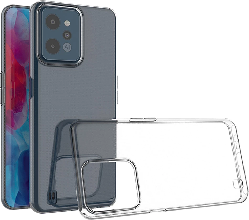 Mbështjellës Hurtel Ultra Clear 0.5mm për Realme C31, transparent