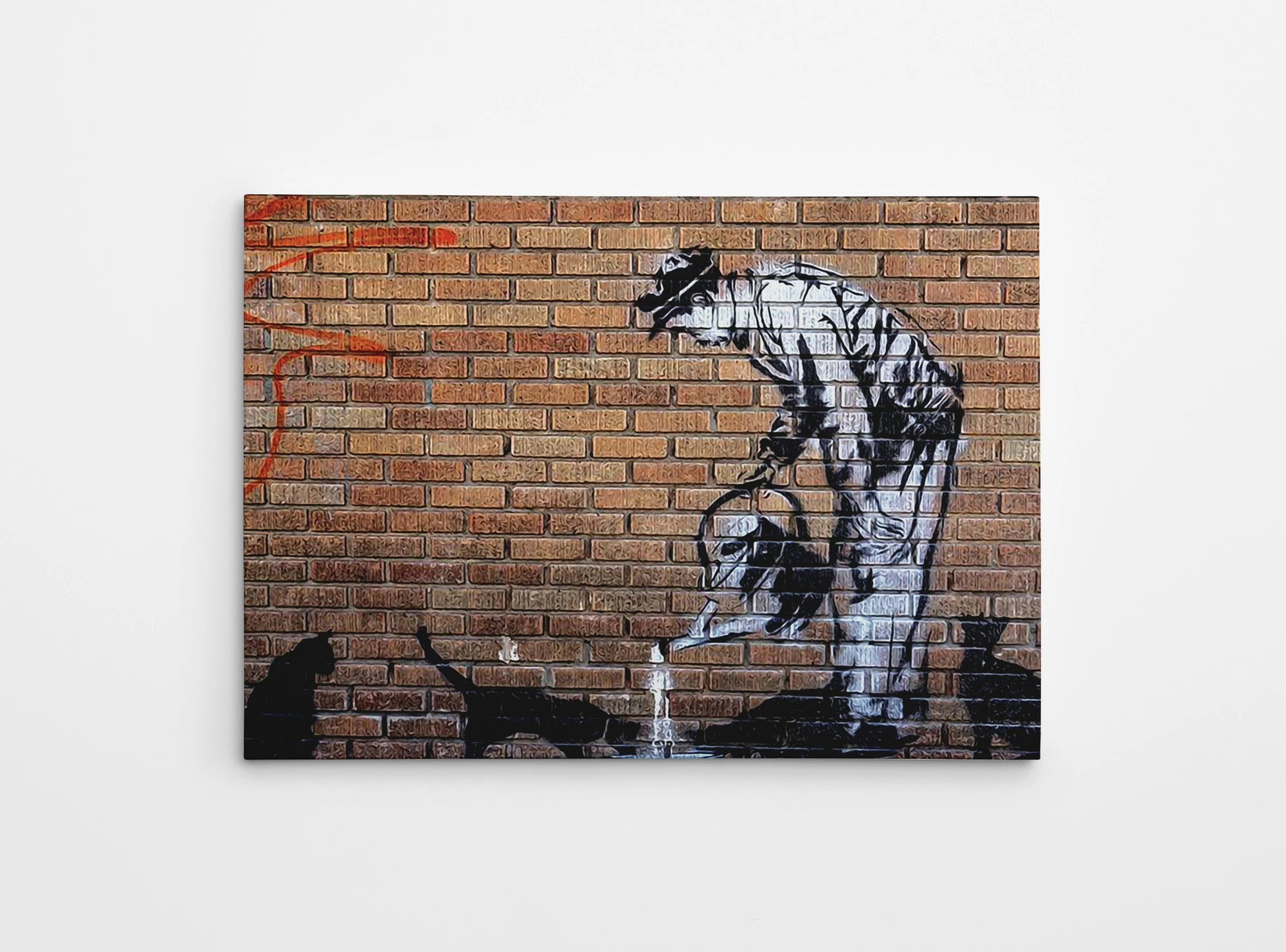 Pikturë dekorative në kanavacë, Banksy, shumëngjyrëshe, WY50, 50x70cm