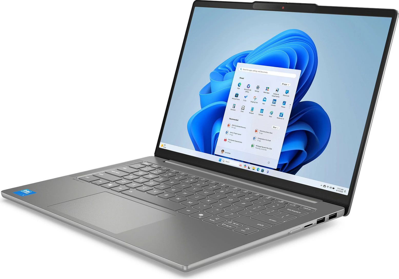Laptop Lenovo IdeaPad Slim 5 14" WUXGA OLED, Intel Core 7 240H, 24GB RAM, 1TB SSD, Windows 11 Home, Luna Grey