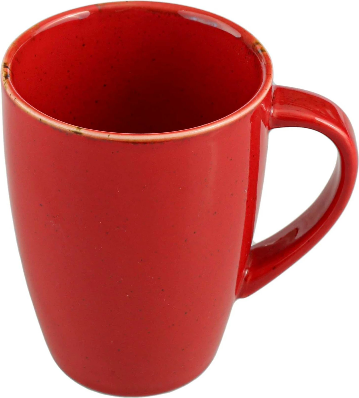 Mug porcelani Porland Seasons Magma 260 ml, e kuqe, set 6 copë