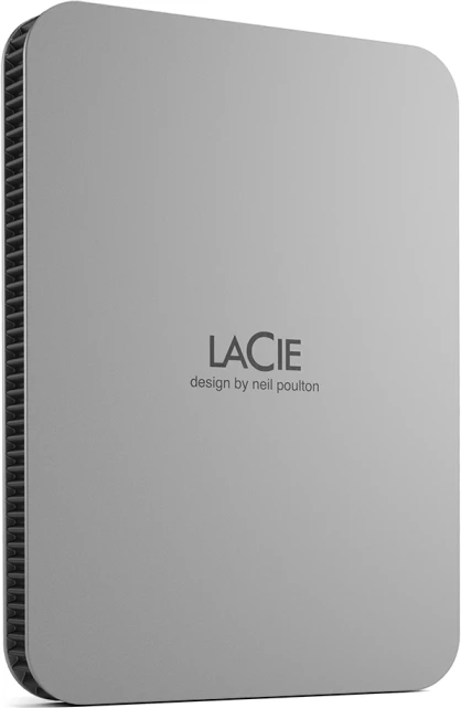 Hard disk ekstern LaCie Mobile Drive V2 STLP1000400 1TB 2.5" USB-C, argjendtë