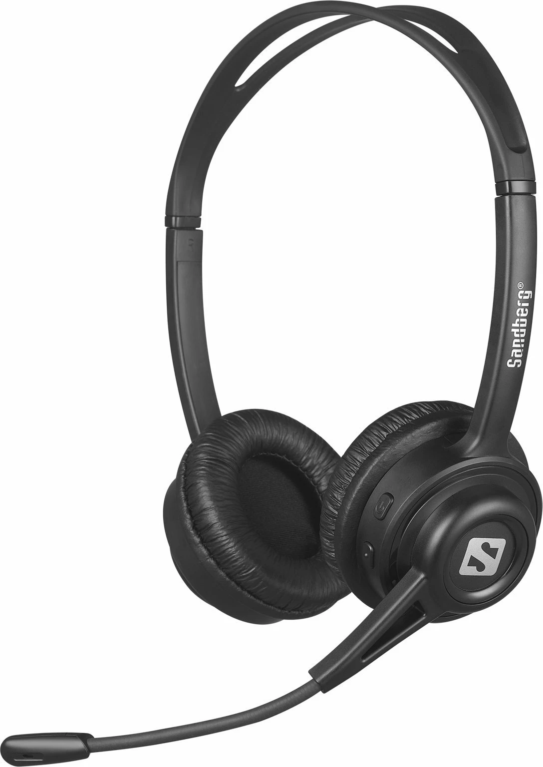 Kufje Sandberg 126-43 Bluetooth on-ear me mikrofon, 20h, 10m, të zeza
