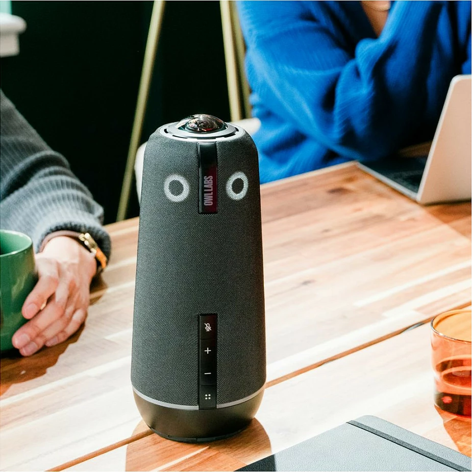 Kamerë konferencash Owl Labs Meeting Owl 4+, 360°, 4K, mikrofon & altoparlant, e zezë