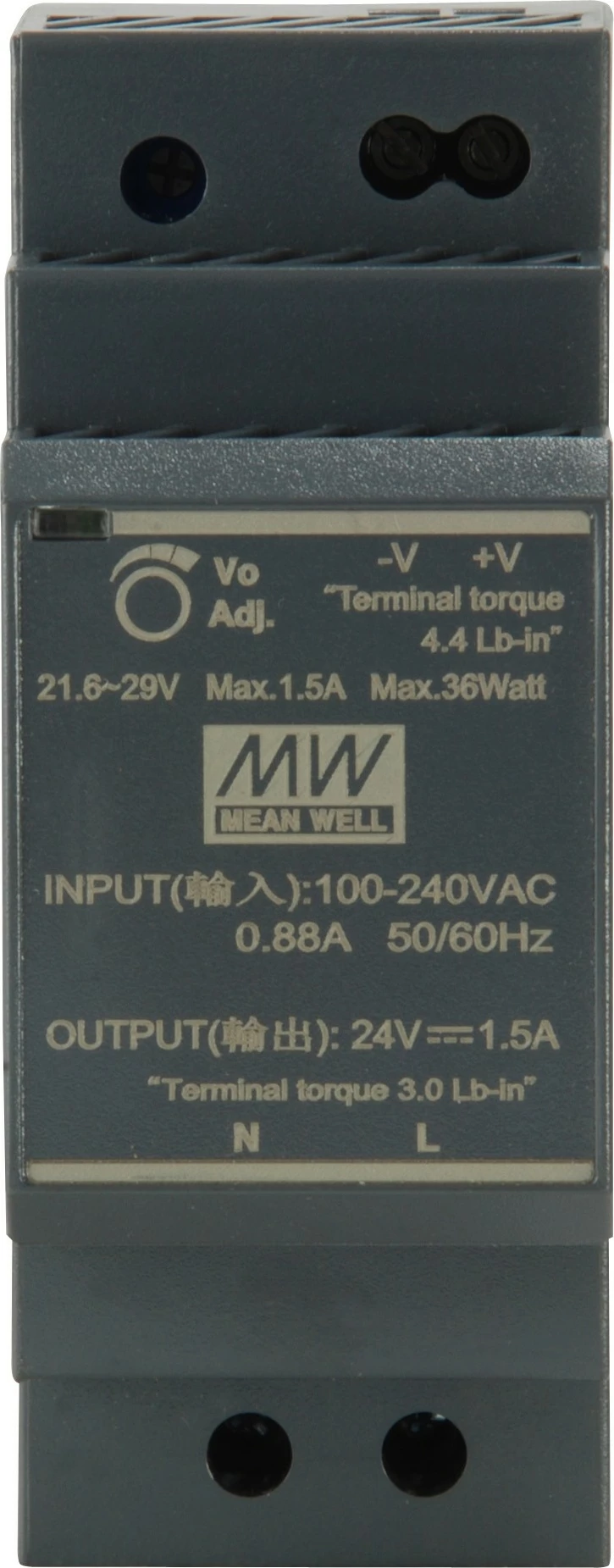 Furnizues industrial energjie LevelOne POW-2411, 24V DC, 30W, i zi