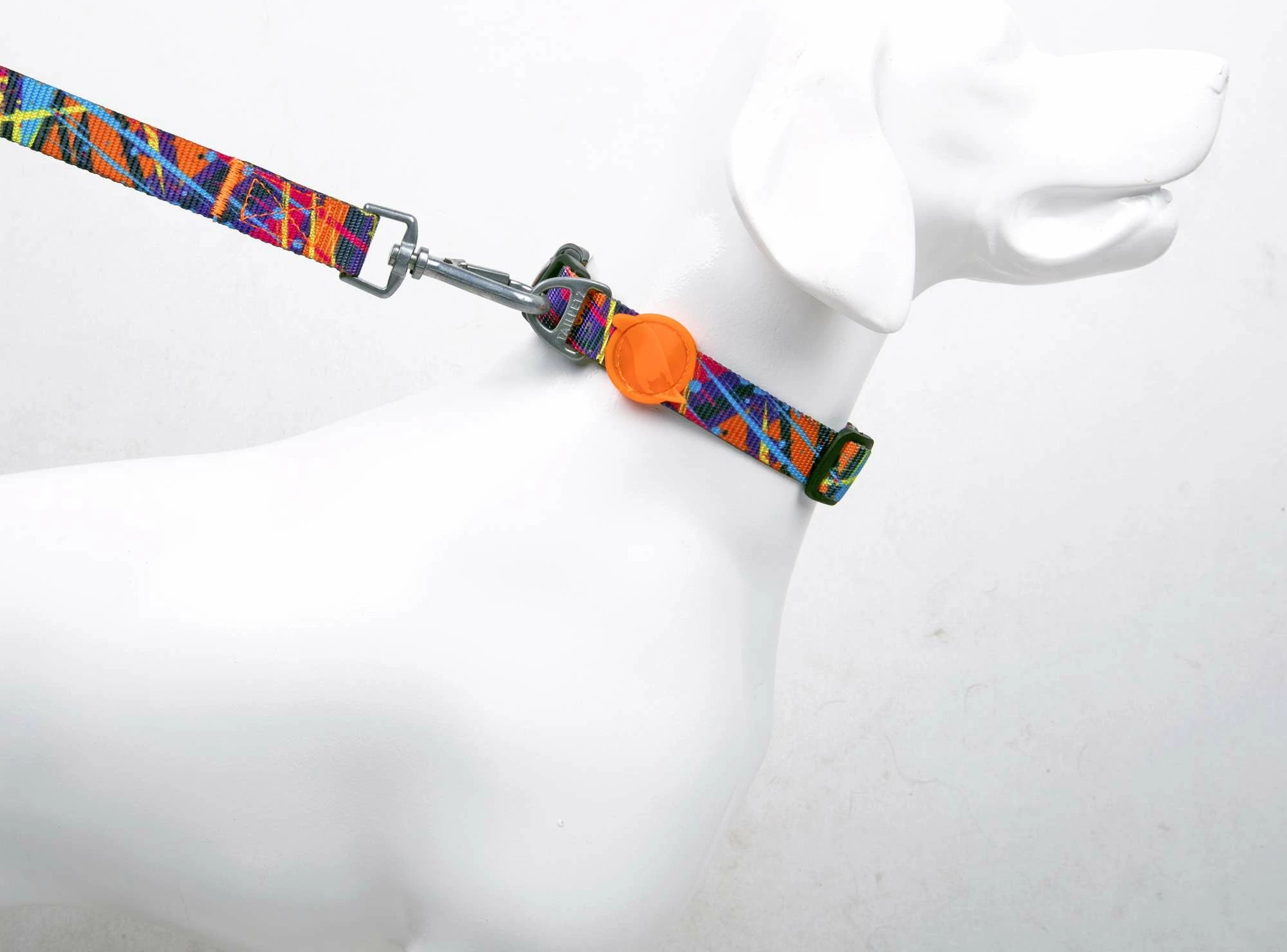 Qafore për qen XS, shumëngjyrëshe, Paws & Whiskers, Splash