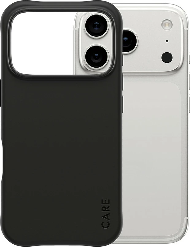 Mbështjellës PanzerGlass CARE Samba MagSafe për iPhone 17 Pro, paketim 50 copë, i zi
