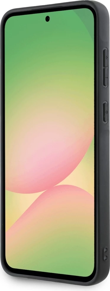 Mbështjellës Guess Big 4G Logo Classic Logo për Samsung Galaxy A56, hardcase eco-lëkurë/TPU/PC, i zi