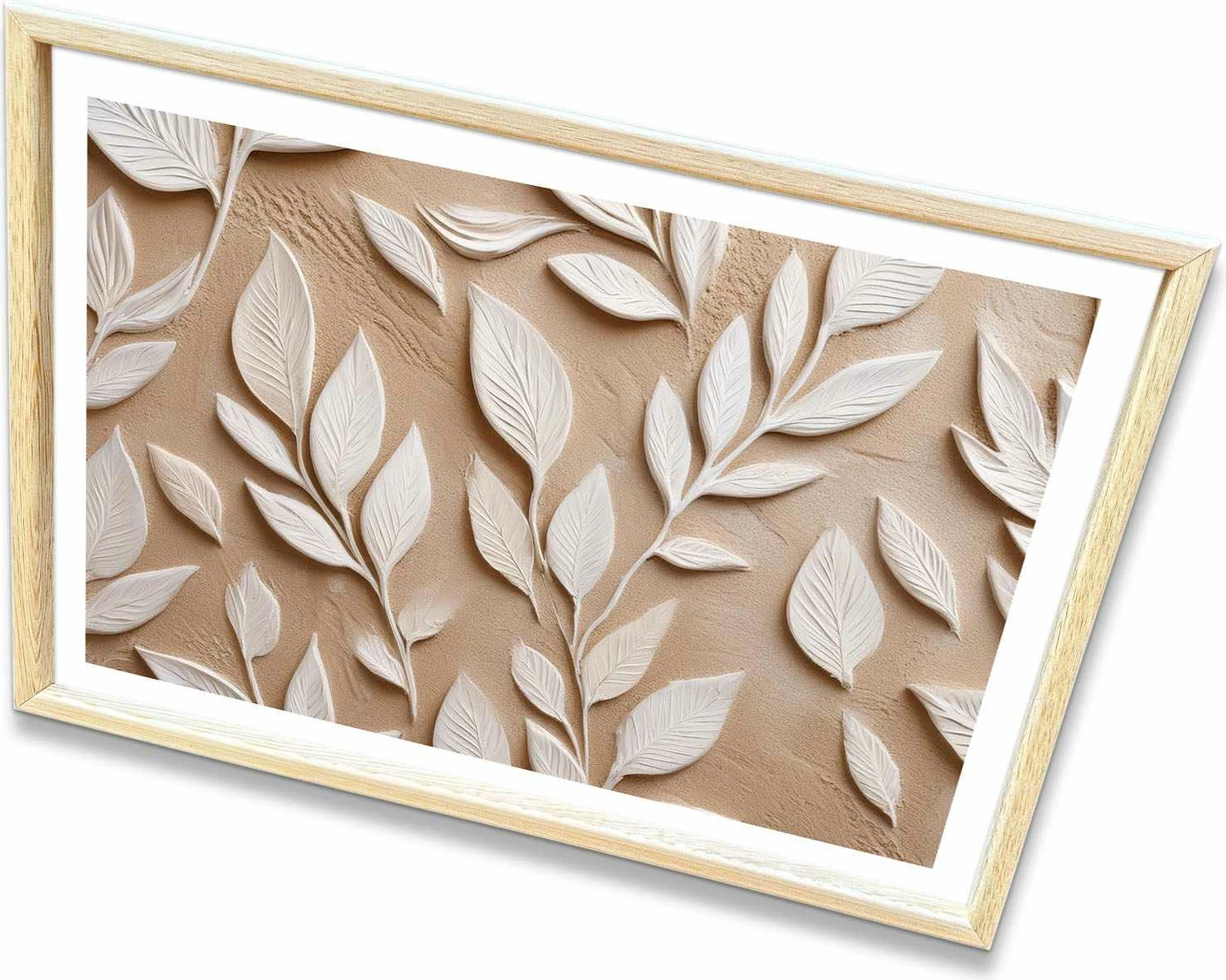 Pikturë dekorative me kornizë druri, MDF, Wallity, Ahswabisabi-024, shumëngjyrëshe, 42x62cm