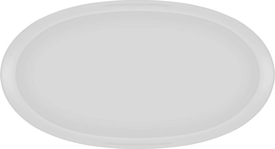 Pjatë servirëse porcelani, ngjyrë terrakote, Hermia, CTT0021, 17x34x1 cm