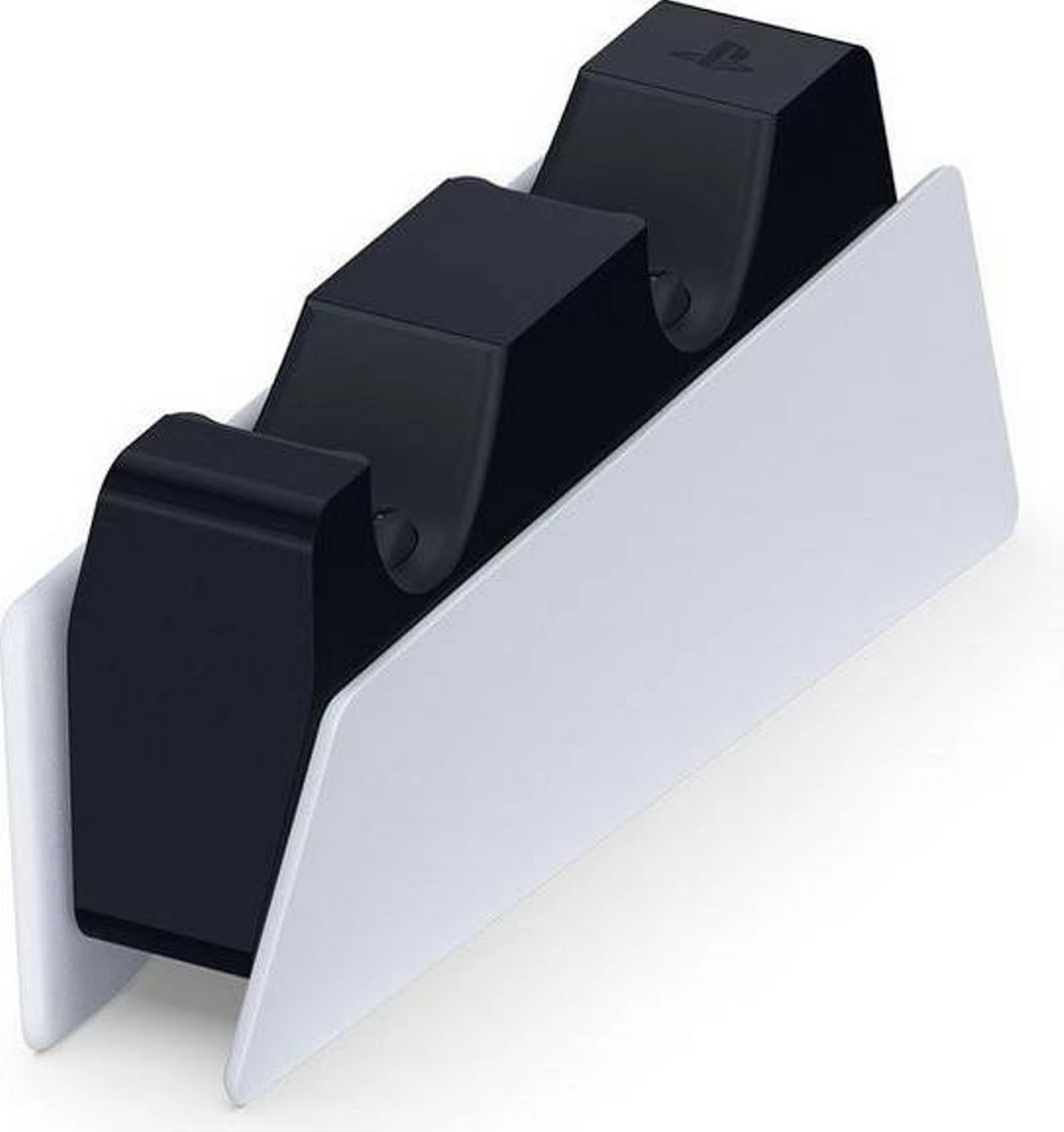 Stacion karikimi Sony DualSense, PlayStation 5, për 2 kontrollera, bardhë/zi