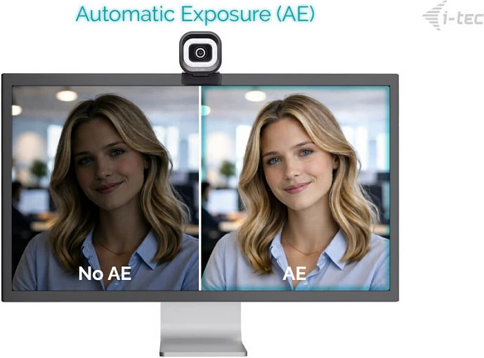 Webcam i-tec SOLOMON 700 STREAM, 4K, Ring Light, 60fps, 8.29MP, e zezë