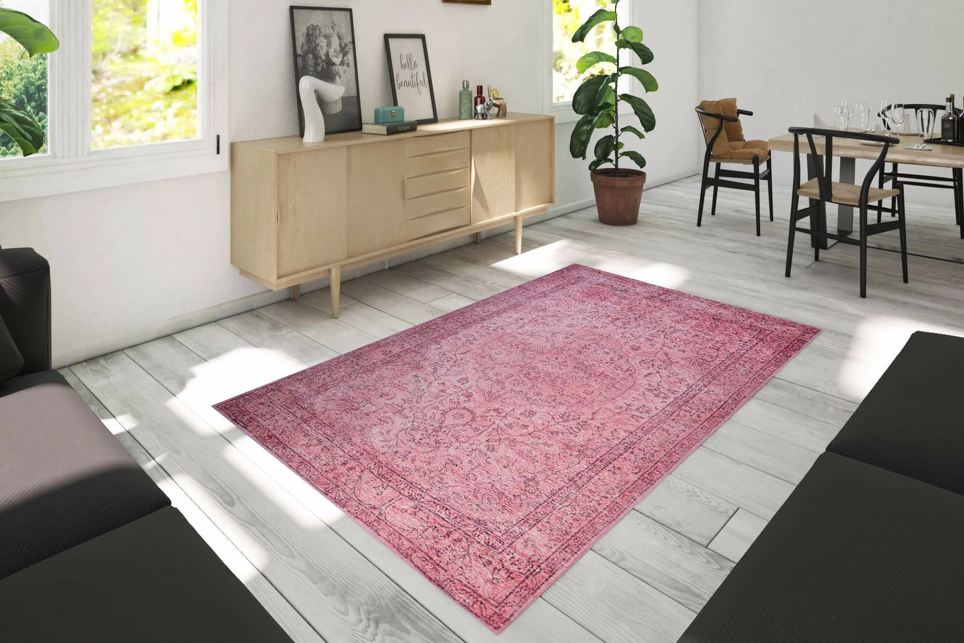 Qilim (210 x 310) Conceptum Hypnose, Dorian Chenille - rozë AL 137
