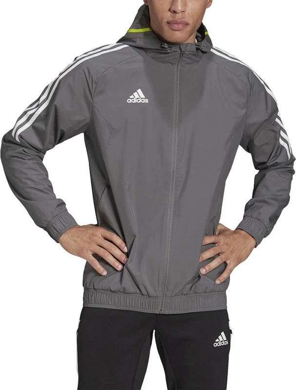Jakne për meshkuj adidas, ngjyrë grafiti [Madhësia: S]