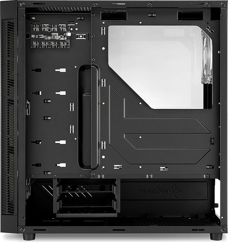 Kasë Sharkoon TG5 Pro RGB, Midi Tower, ATX, micro ATX, Mini-ITX, E zezë