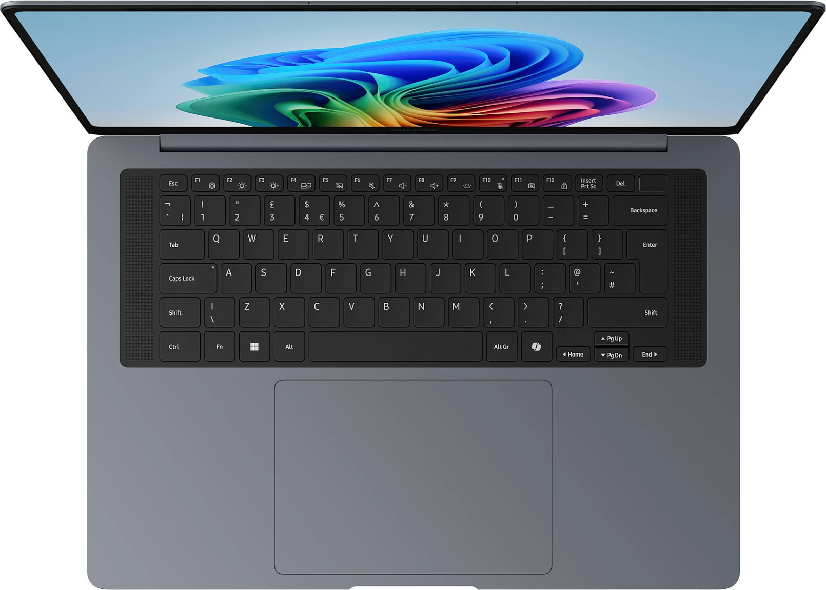 Laptop Samsung Galaxy Book6 Pro, Intel Core Ultra X7, 32GB RAM, 1TB SSD, 16" 2880x1800, Windows 11 Home, gri e errët