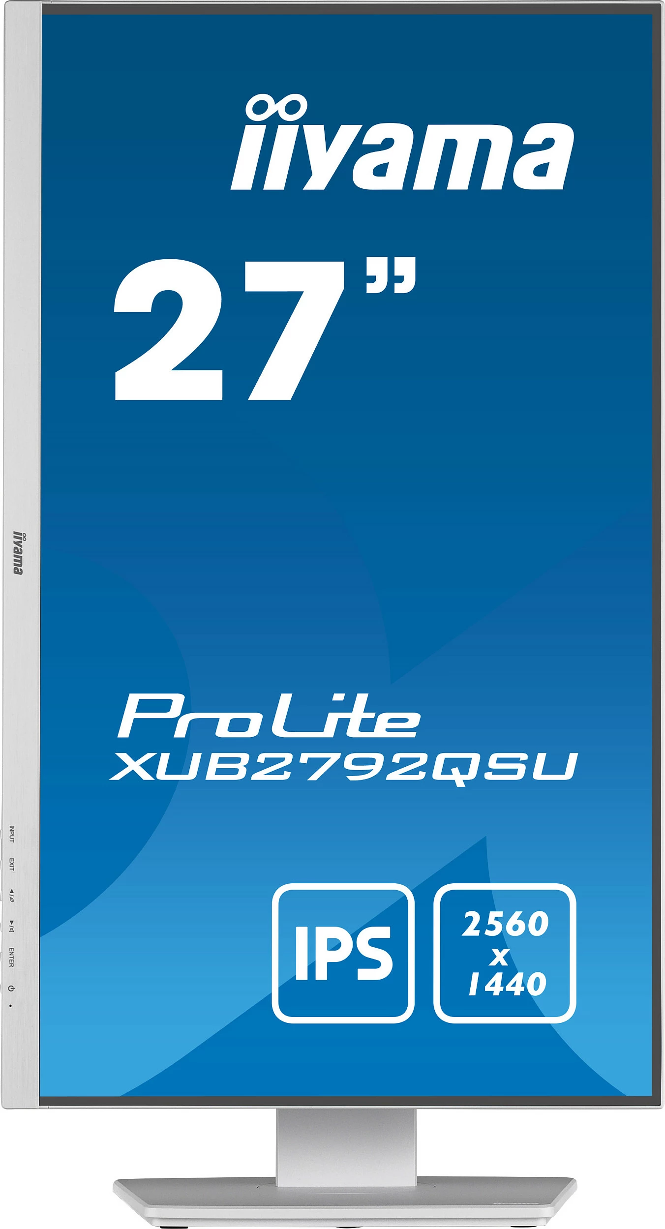 Monitor iiyama ProLite XUB2792QSU-W5, 27", WQHD 2560x1440, IPS, FreeSync, USB Hub, Altoparlantë, i Bardhë
