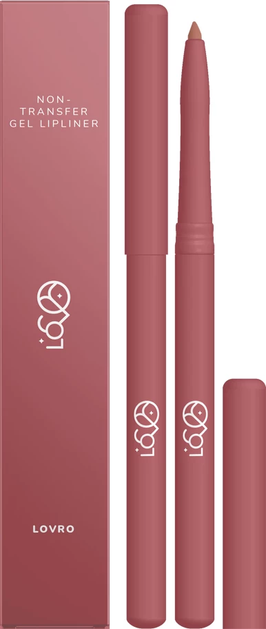 Laps për buzë LOVRO Non-Transfer Gel Lip Contour 03 Rebel për femra, 0.6g