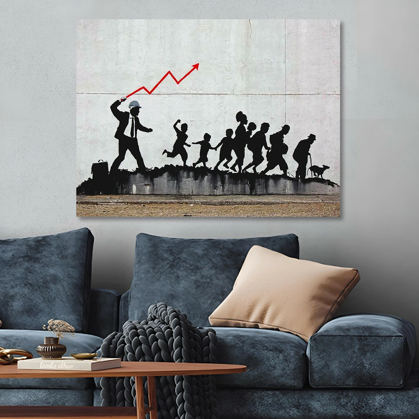 Pikturë dekorative në kanavacë, Wallity, KNV4472_5070, 50x70cm