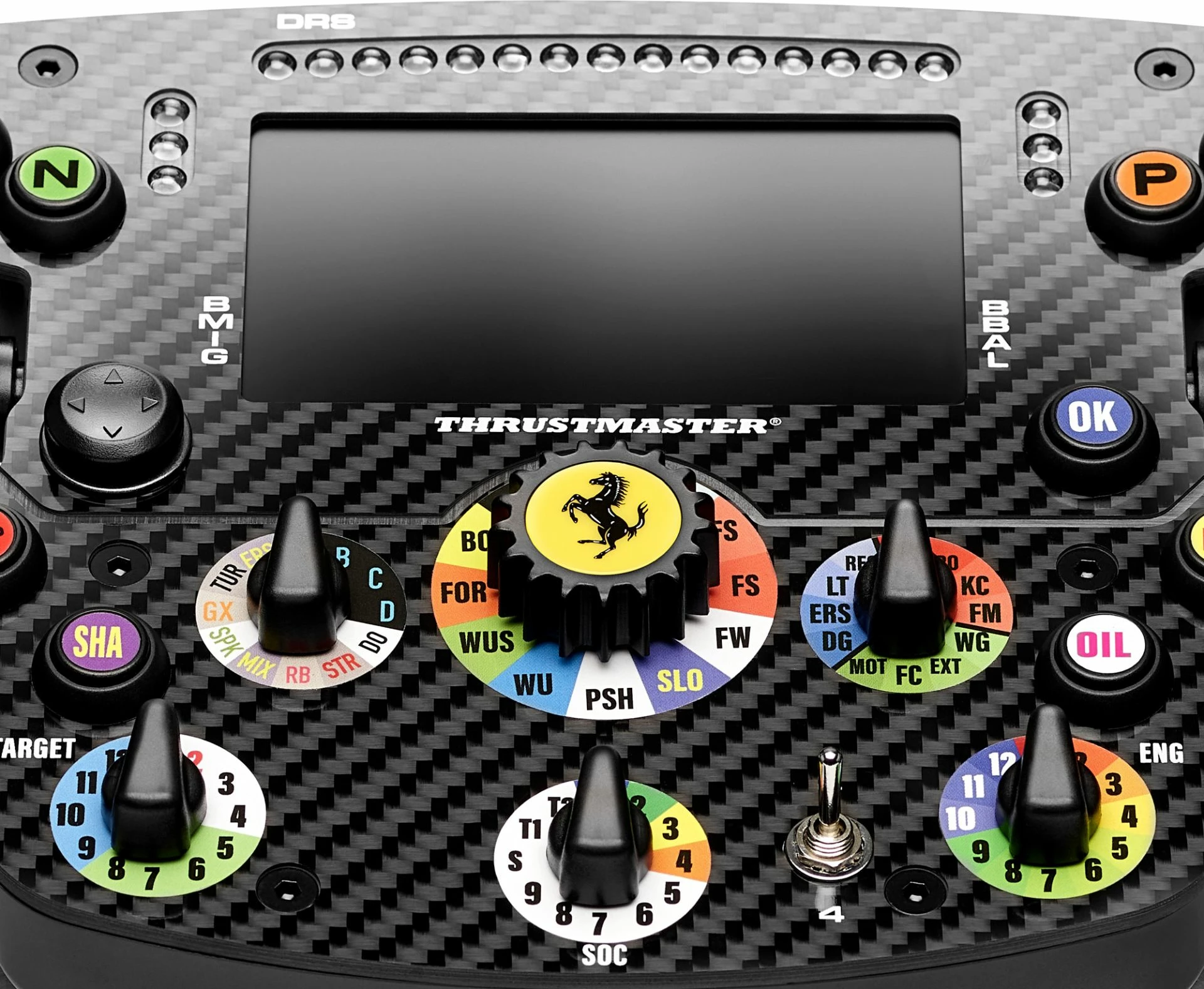 Timon garash, Thrustmaster Ferrari SF-25 Formula Wheel Add-On, ekran LCD 109 mm, kompatibil PS4/PS5/PC