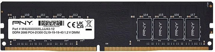RAM Memorje PNY Performance MD8GSD42666-SB 8GB DDR4 2666MHz CL19 UDIMM 1x8GB, e zezë