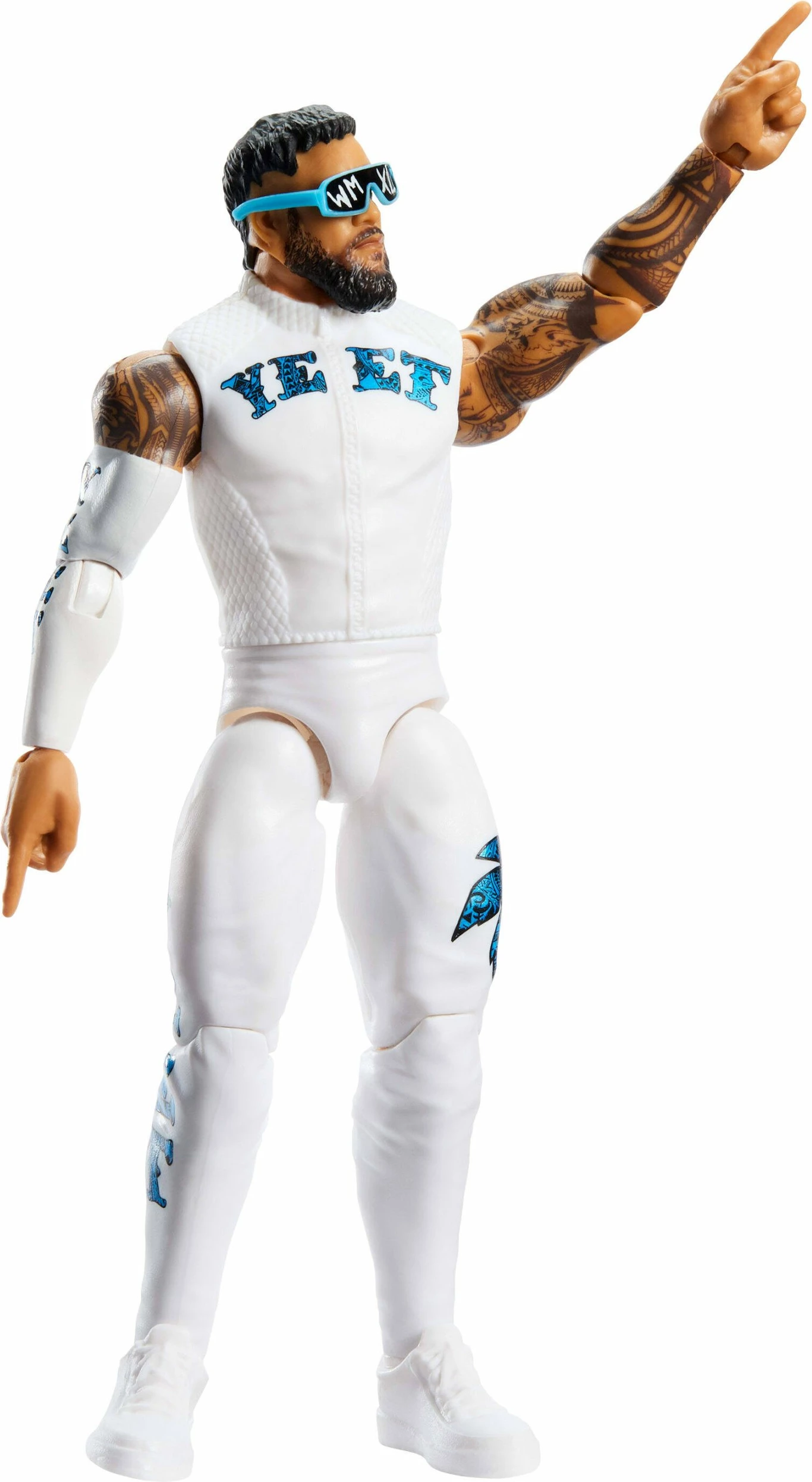 Figurë aksioni Mattel WWE Main Event Jey Uso JHH87 15 cm, shumëngjyrëshe