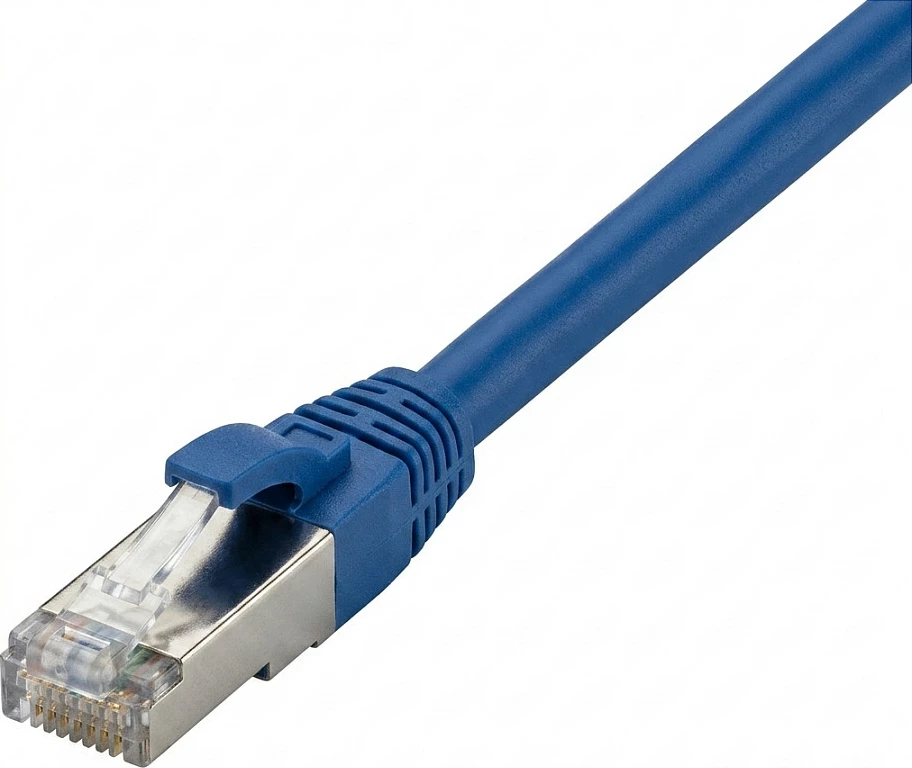 Kabllo rrjeti Synergy21 RJ45 CAT8.1, 1m, 2000MHz, S/FTP, AWG26, blu