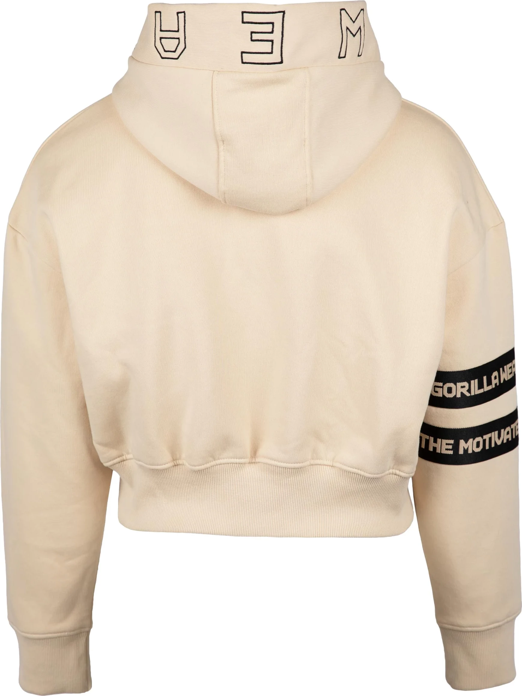 Tracey Cropped Hoodie - Beige [Madhësia: XS]