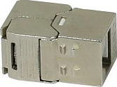 Modul Keystone Synergy21 RJ45 CAT6A 500MHz, short, me kapëse kablli, argjend