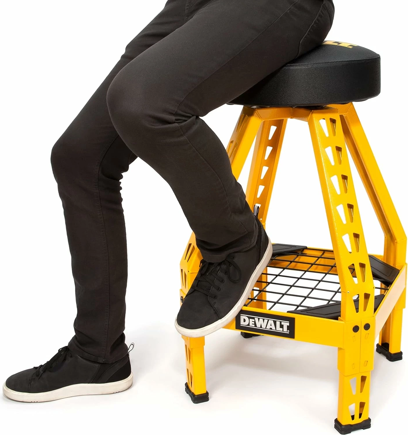 Stol garazhi rrotullues Stanley DXSTFH030, 136 kg, i verdhë/zi