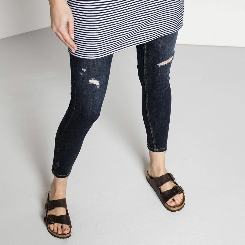 Papuqe femra Birkenstock, të kafta