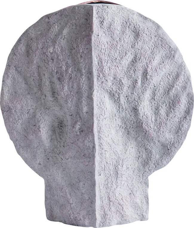 Vazo dekorative Myrti, qeramike, ngjyrë gri, 45x16x53cm