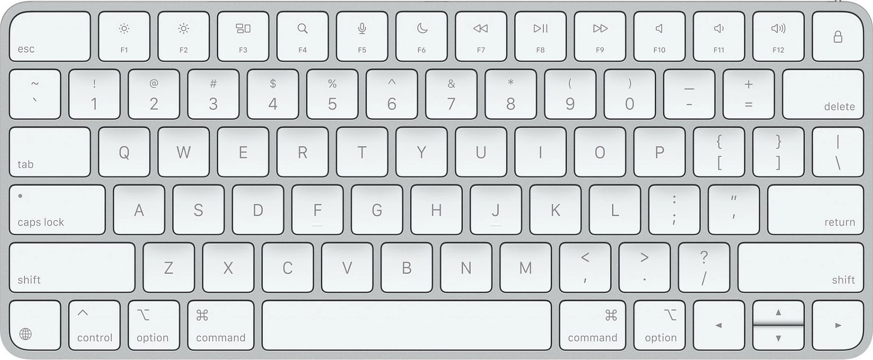 Tastierë Apple Magic Keyboard, US English, e bardhë