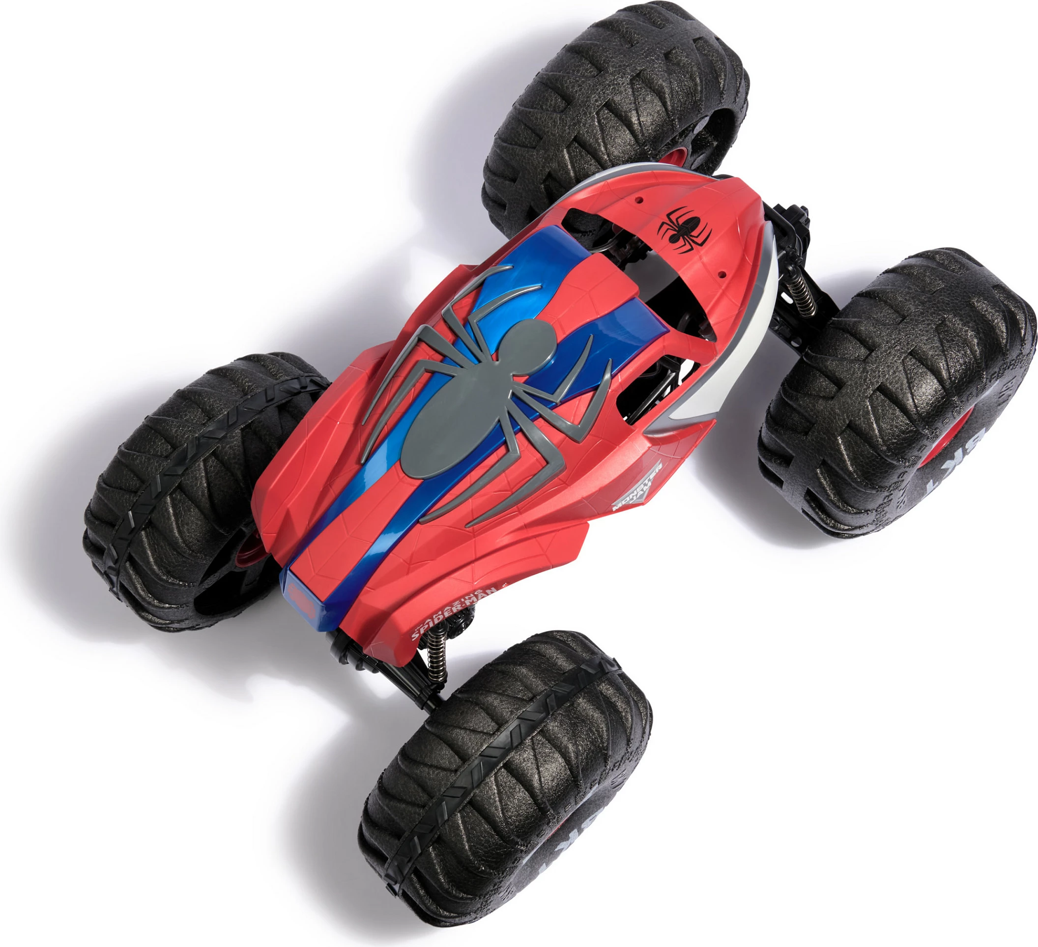 Monster truck RC Spin Master Monster Jam Mega Spider-Man, 1:6, mbi 60 cm, kuqe/zezë