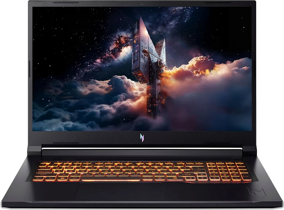 Laptop gaming Acer Nitro V 17 AI ANV17-41-R0D6, Ryzen 5, 16GB RAM, 512GB SSD, RTX 5050 8GB, 17.3" FHD, Obsidian Black