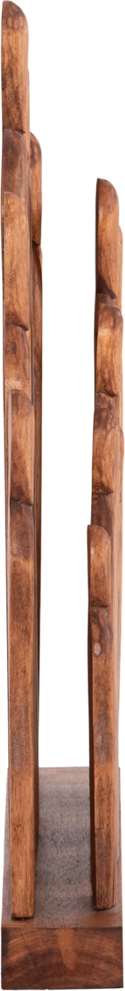 Dekor tavoline prej druri Albasia, FH4415, 68x10x76 cm