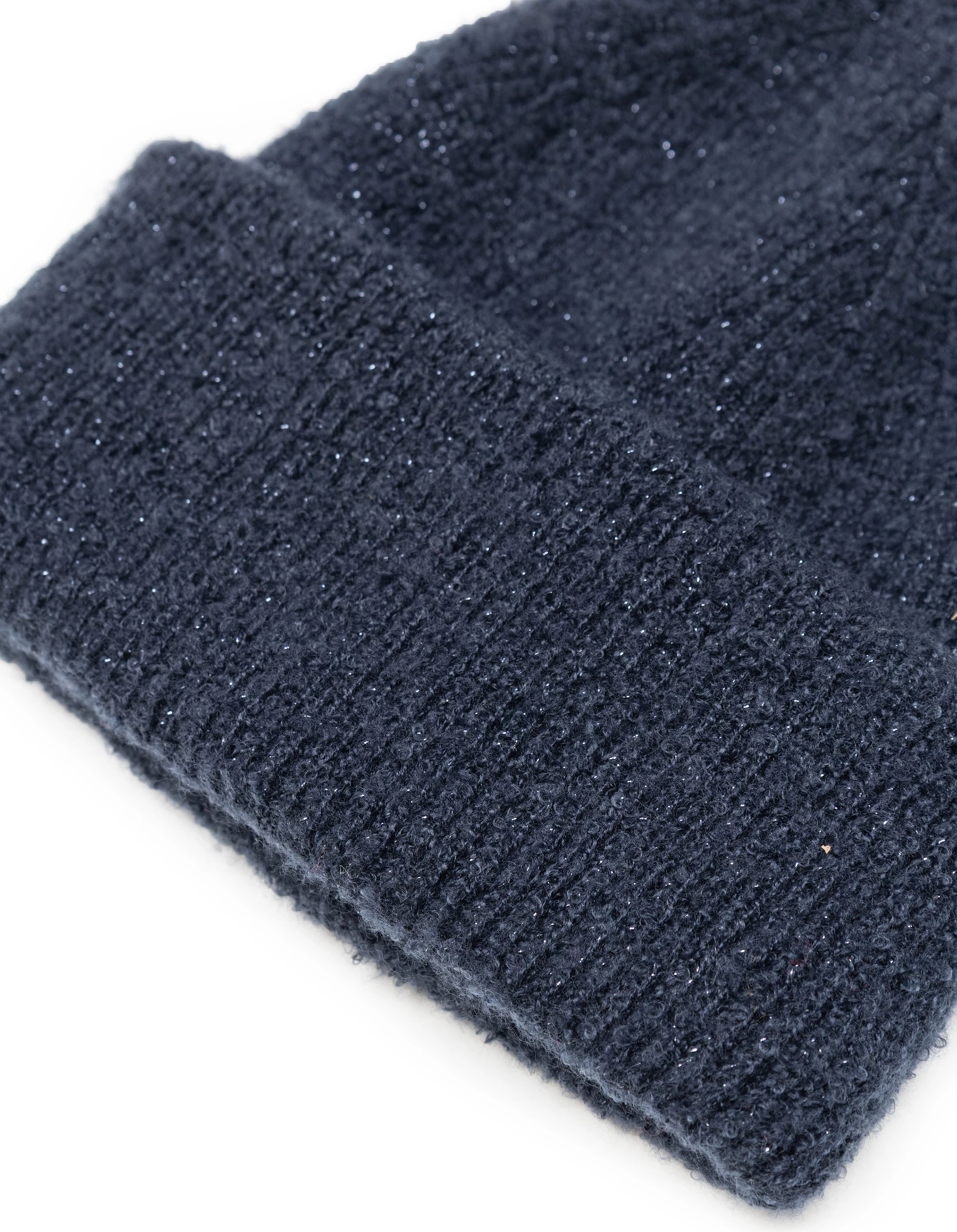 Kapelë dimri për femra Pieces Pcpyron Lurex Hood Noos Bc 17114859, e kaltër