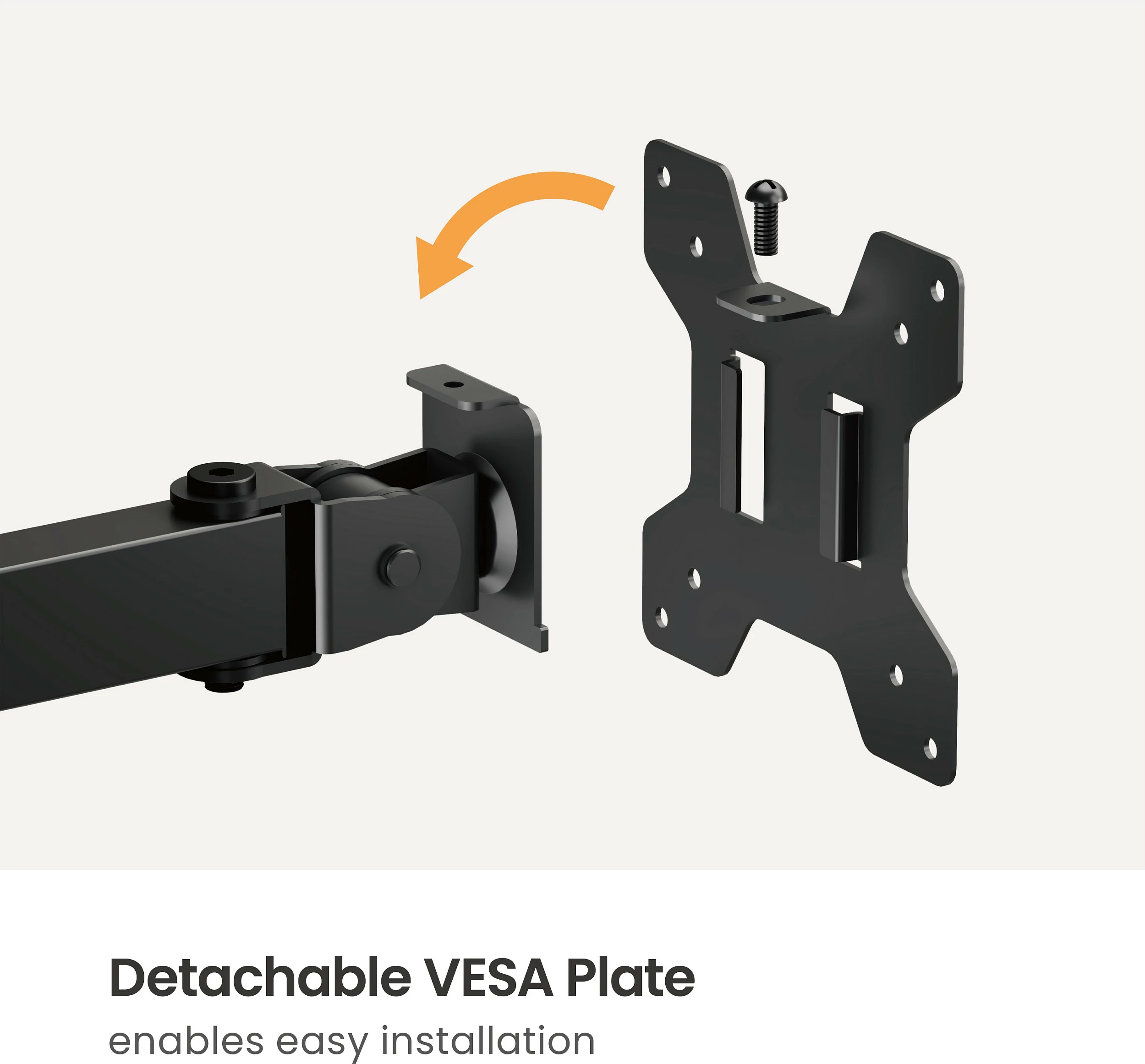 Mbajtëse tavoline për 2 monitorë Equip 17"-32", VESA 75x75/100x100, 360°, 2x10kg, e zezë