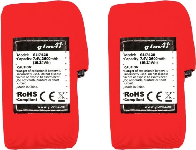 komplet rrobash të ngrohshme Glovii GXBXL, XL, 2x2600mAh (pantallona + bluzë me mëngë të gjata), e zezë