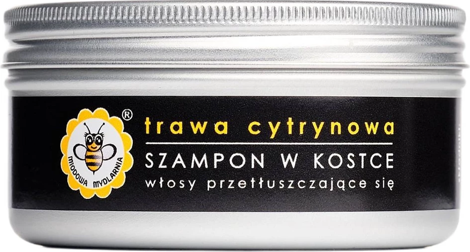 Shampon bar Miodowa Mydlarnia Lemon Grass për fëmijë dhe të rritur, 70g