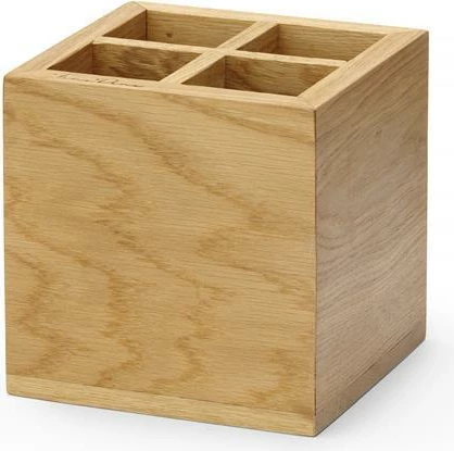 Organizues për takëme dhe peceta, Fine Dine Madeira, 150x150x150 mm, dru lisi, ngjyrë kafe/zezë