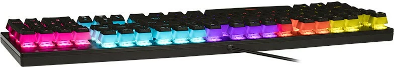 Tastierë mekanike Tracer GAMEZONE UNIQUE PUDDING USB, QWERTY English (UK) 104 taste, anti-ghosting, RGB pudding, kabllo 1.5 m, e zezë