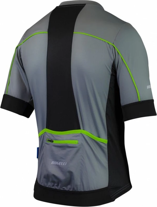 Maicë sportive Rogelli për meshkuj, gri-jeshile