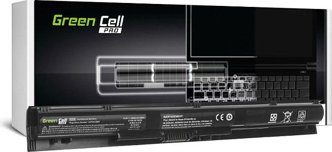 Bateri laptopi Green Cell PRO KI04 për HP Pavilion 15-AB, 14.4V 2600mAh, e zezë