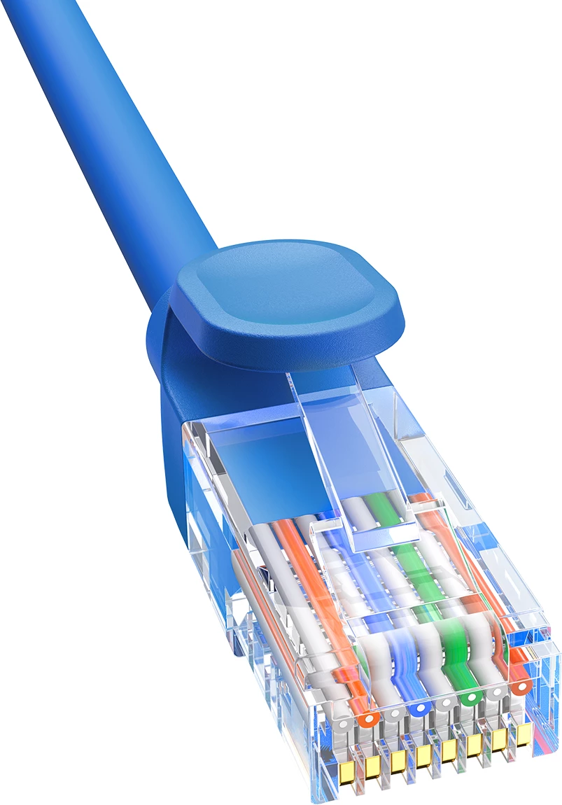 Kabllo rrjeti Baseus High Speed Cat 6, RJ-45, 0.5m, Blu
