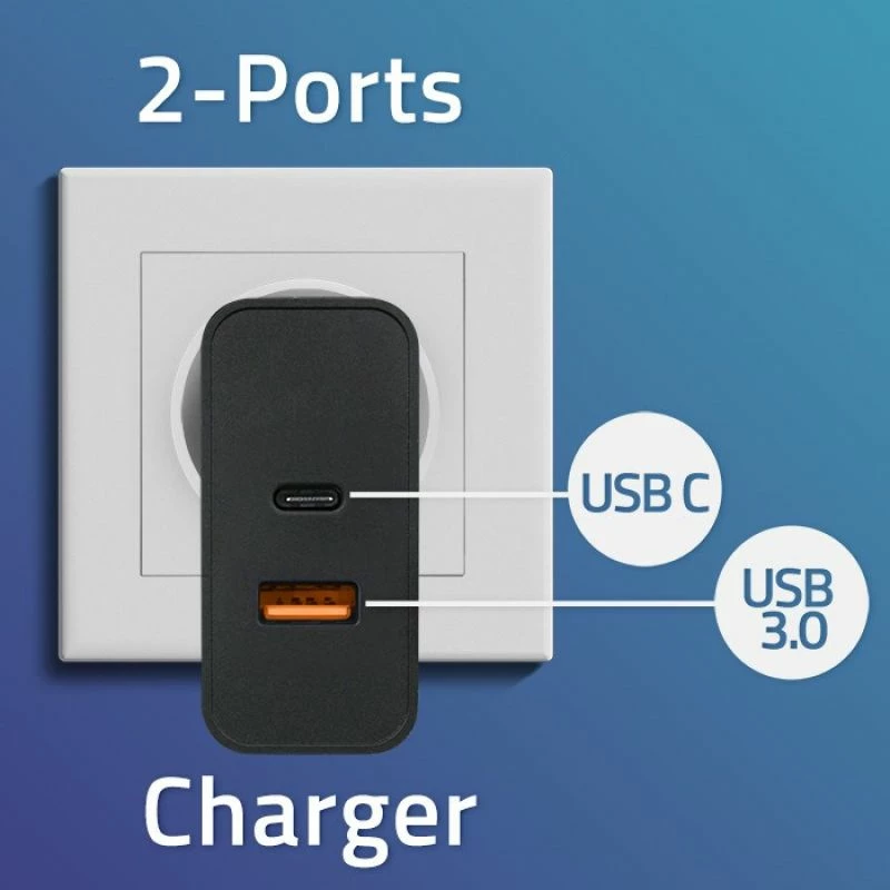 Karikues i shpejtë Qoltec Super Quick PD, 90W, i zi