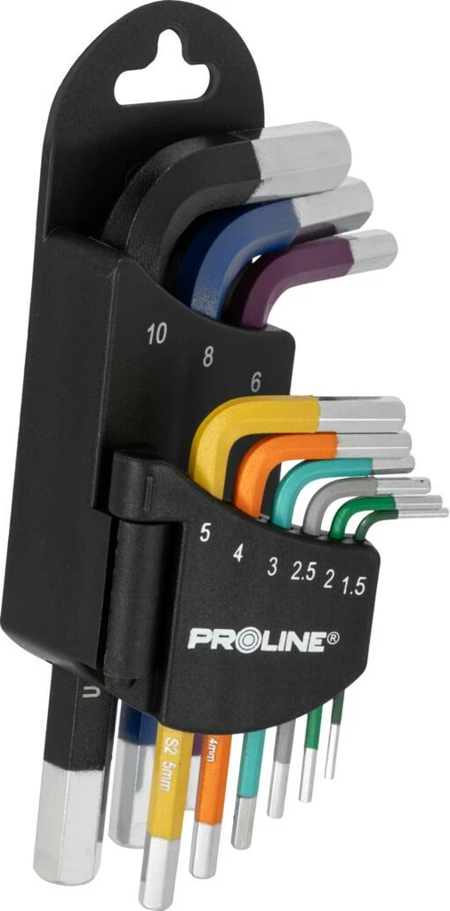 Set çelësash imbus Proline 48311 9 copë 1.5-10 mm