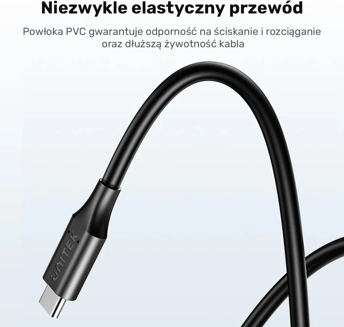Kablli i Energjisë për Lenovo Unitek, 65W USB-C - DC4,0mm, ngjyrë e zezë