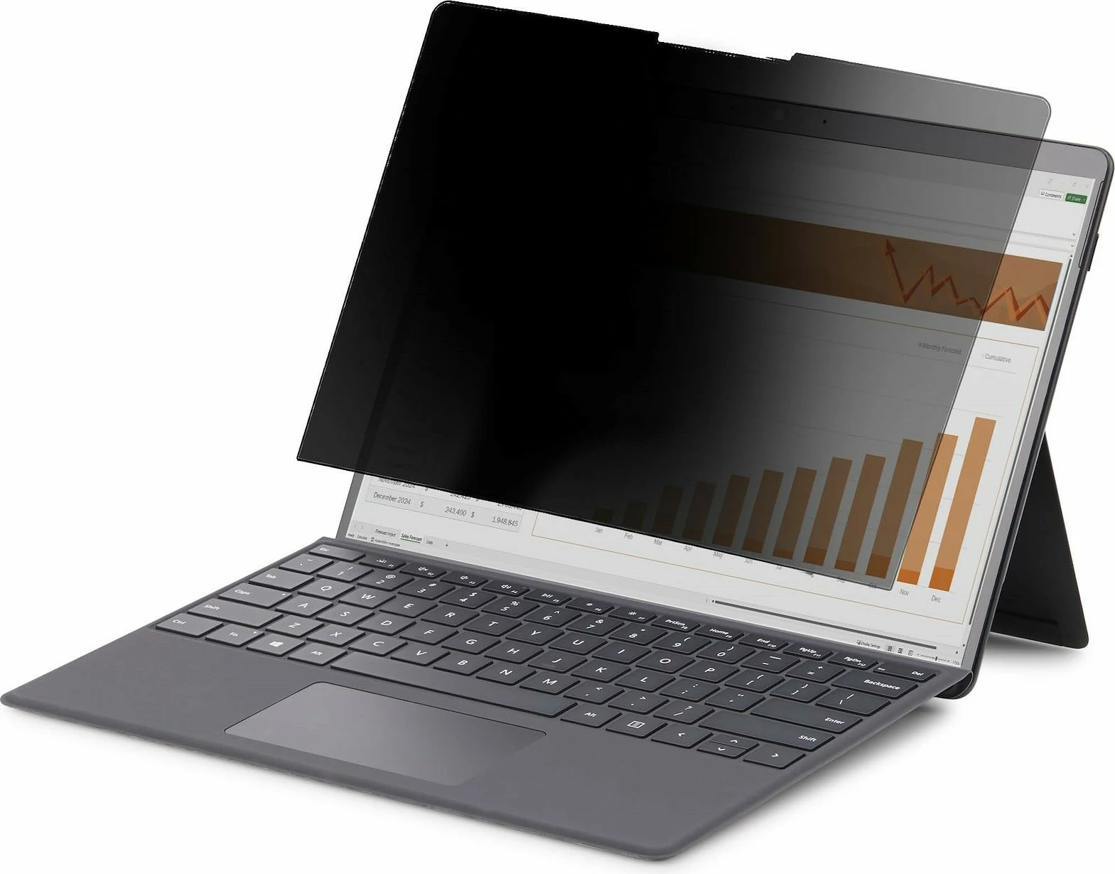 Filtër privatësie StarTech Surface, 12.4 inç, 3:2, i zi