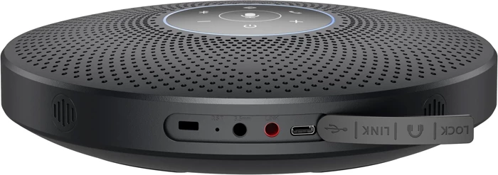 Altoparlant konference EMEET OfficeCore M2 Max, 5 W, Bluetooth 5.0, USB-C, bateri 2600 mAh, i zi, set me adapter USB A300 + kabllo USB-C 3 m